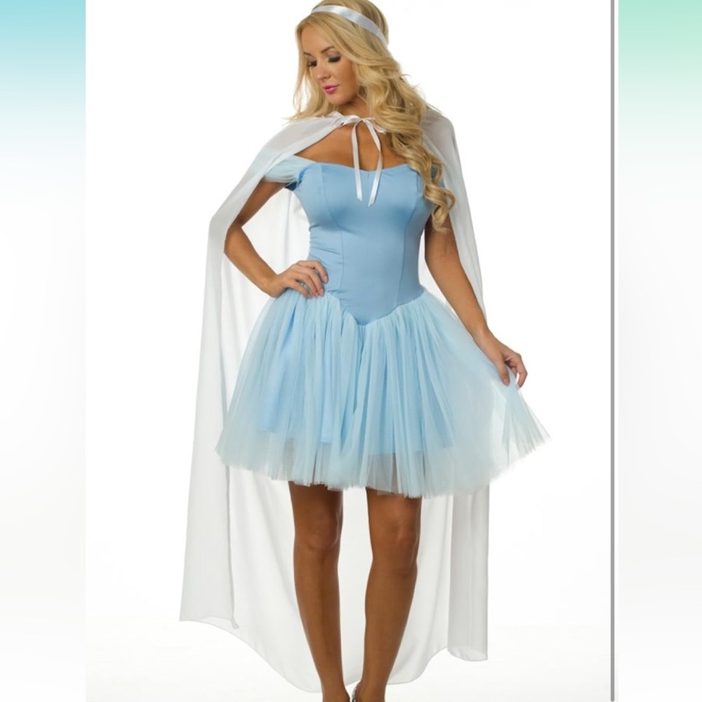 Cinderella Fairytale Princess Halloween Costume Size Small